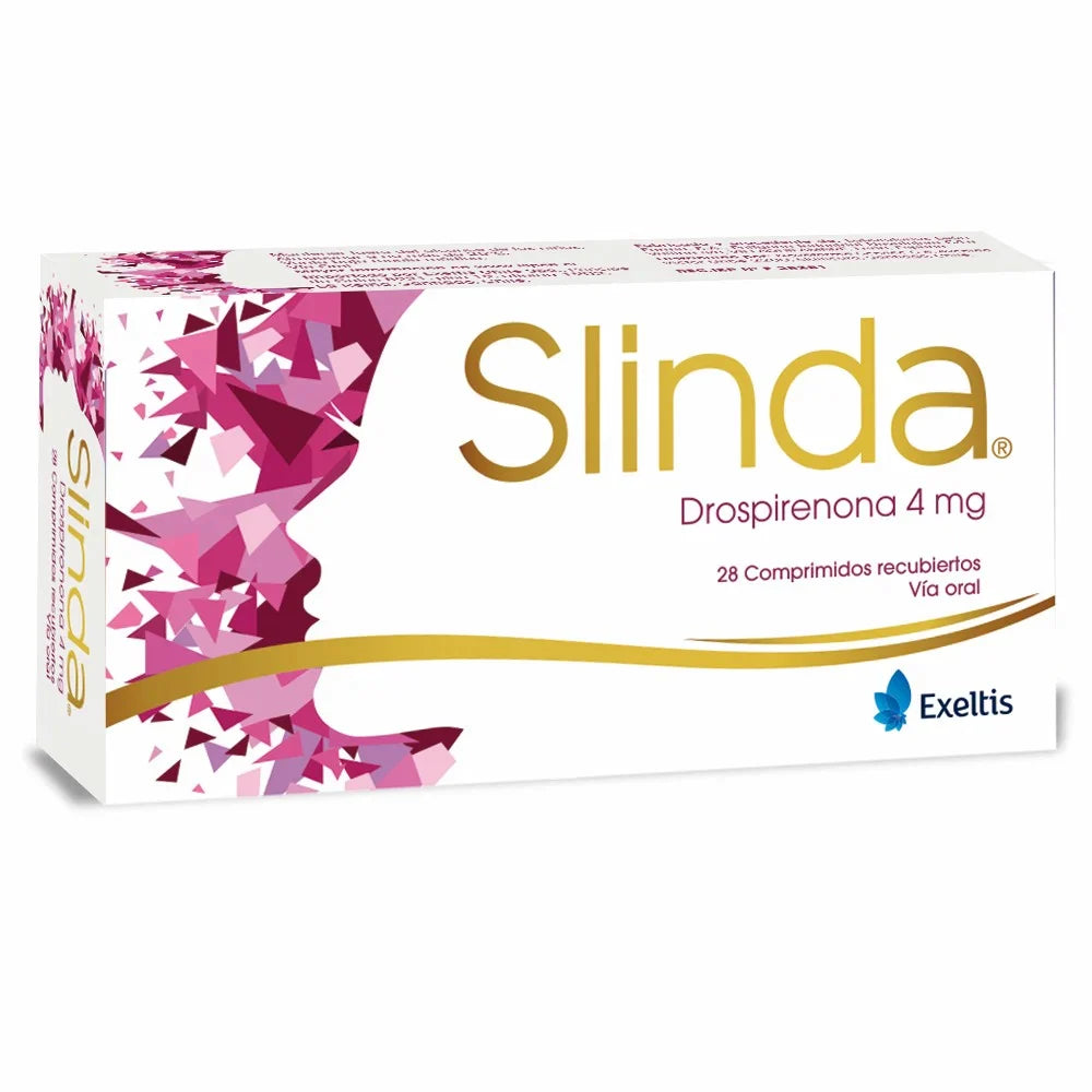 Imagen Slinda Drospirenona 4mg 28 Comprimidos - Farmati Chile